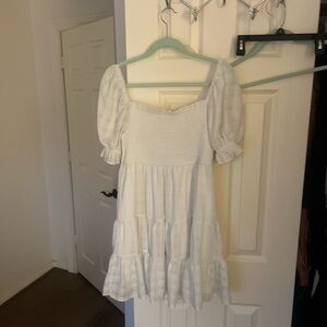 Charming White Women Dress